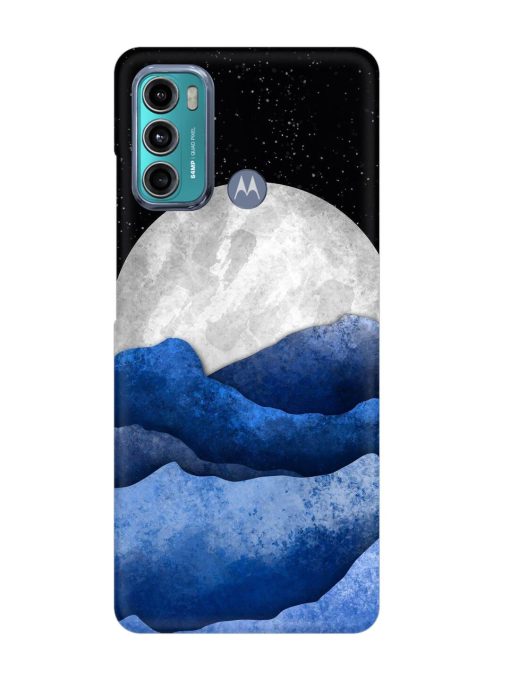 Full Moon Mountain Vector Snap Case for Motorola Moto G40 Fusion Zapvi