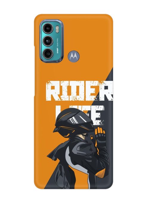 Rider Life Snap Case for Motorola Moto G40 Fusion Zapvi