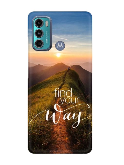 Find Your Way Snap Case for Motorola Moto G40 Fusion Zapvi