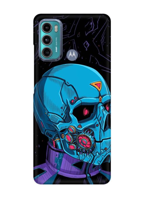 Skull Robo Vector Snap Case for Motorola Moto G40 Fusion Zapvi