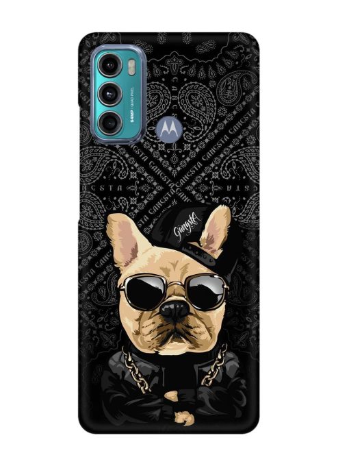 Gangsta Cool Sunglasses Dog Snap Case for Motorola Moto G40 Fusion Zapvi