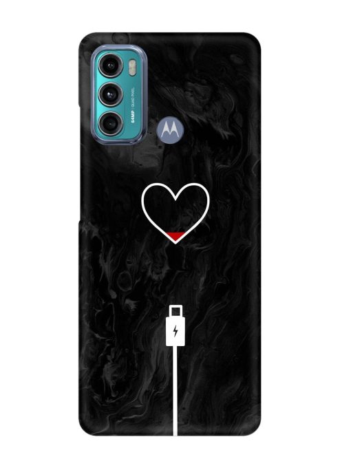 Heart Charging Vector Snap Case for Motorola Moto G40 Fusion