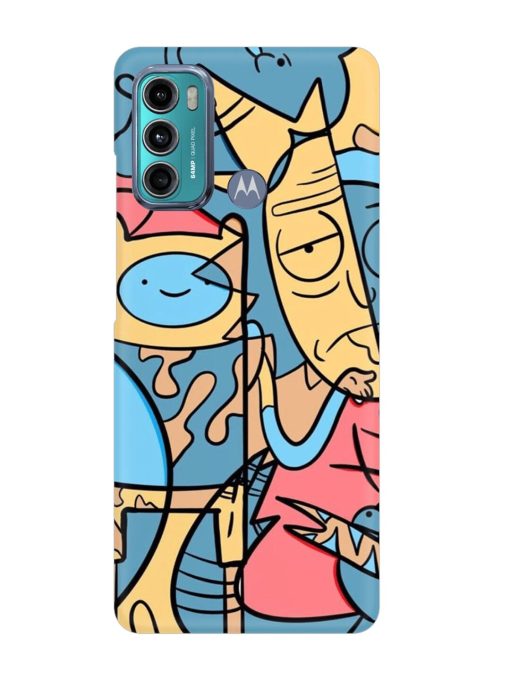 Silly Face Doodle Snap Case for Motorola Moto G40 Fusion Zapvi