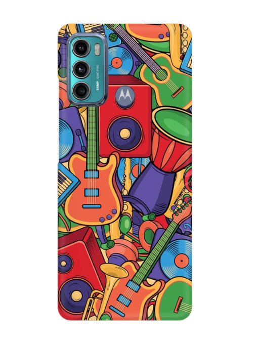 Colorful Music Art Snap Case for Motorola Moto G40 Fusion