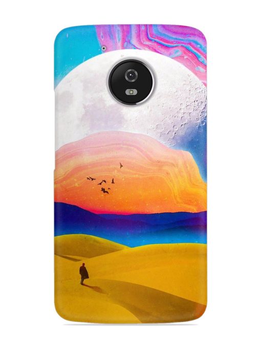 Sandy Desert Snap Case for Motorola Moto G5 Zapvi