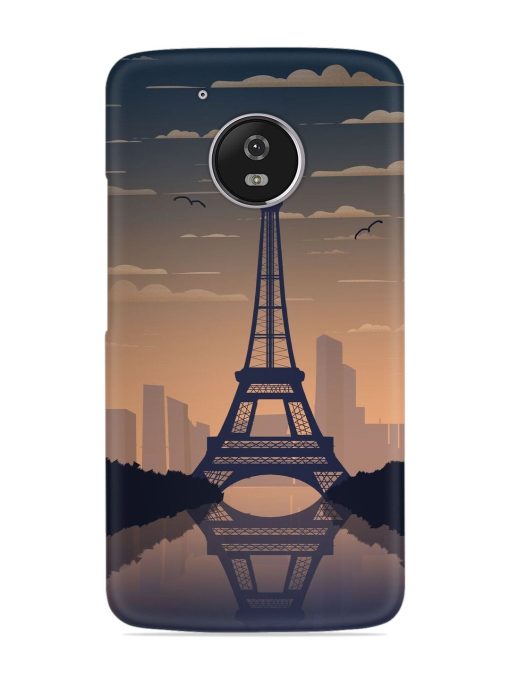 France Paris Eiffel Tower Gradient Snap Case for Motorola Moto G5 Zapvi