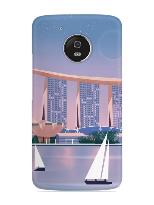 Singapore Scenery Architecture Snap Case for Motorola Moto G5 Zapvi