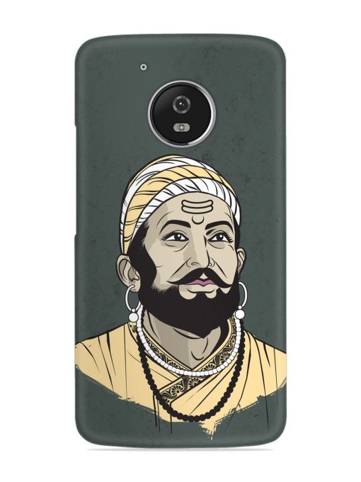 Shivaji Maharaj Vector Art Snap Case for Motorola Moto G5 Zapvi