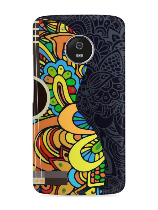 Guitar Vector Art Snap Case for Motorola Moto G5 Zapvi