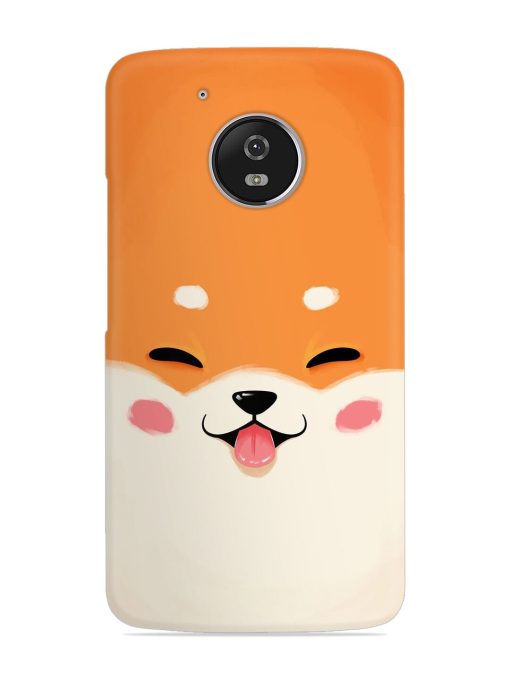 Happy Cat Art Snap Case for Motorola Moto G5 Zapvi