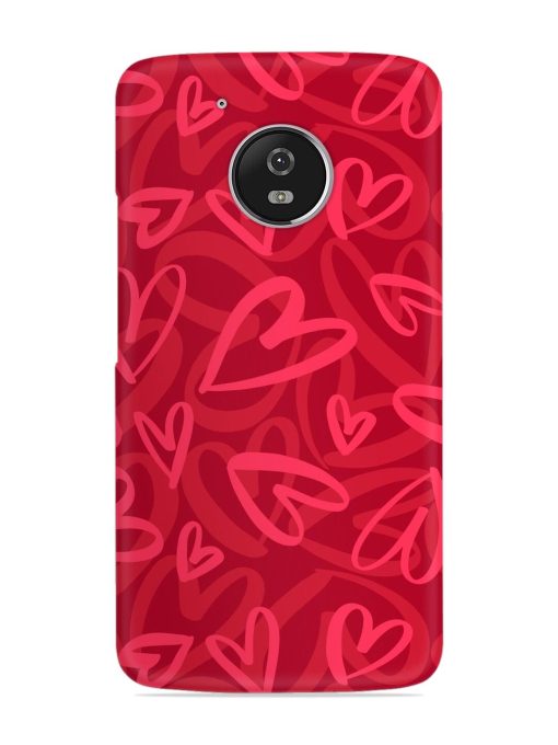 Seamless Romantic Pattern Snap Case for Motorola Moto G5 Zapvi