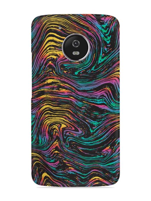 Abstract Liquid Colors Snap Case for Motorola Moto G5 Zapvi