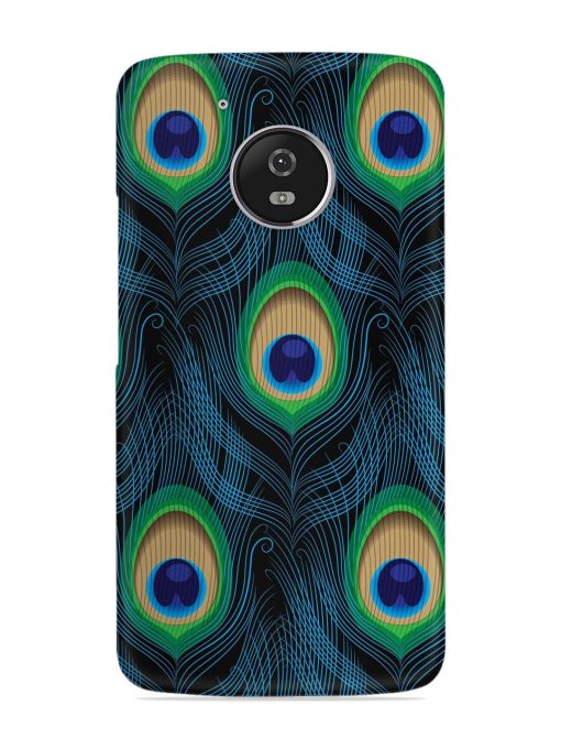 Seamless Pattern Peacock Snap Case for Motorola Moto G5 Zapvi