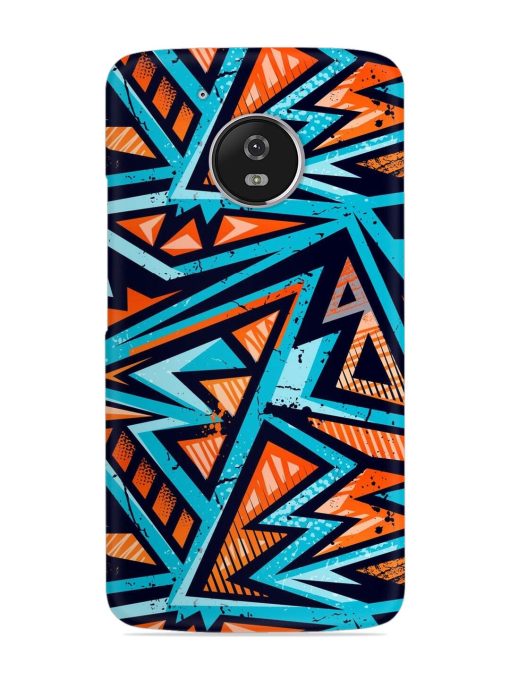 Abstract Seamless Grunge Snap Case for Motorola Moto G5 Zapvi