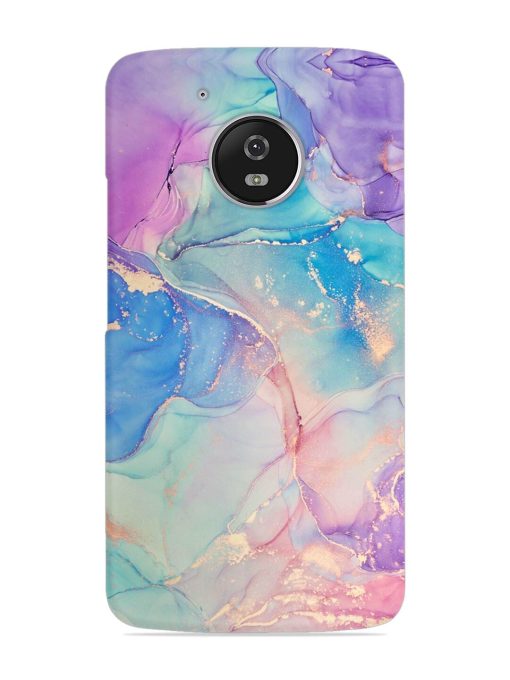 Alcohol Ink Colors Snap Case for Motorola Moto G5 Zapvi