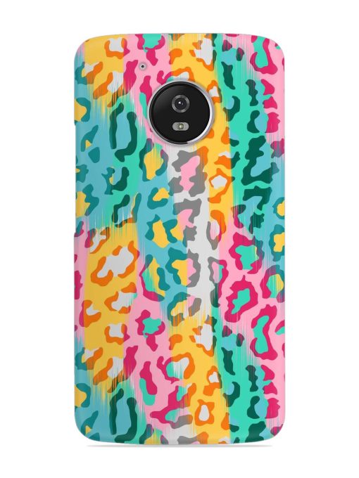 Seamless Vector Colorful Snap Case for Motorola Moto G5 Zapvi