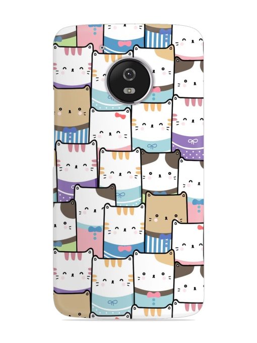 Cute Adorable Cat Snap Case for Motorola Moto G5 Zapvi