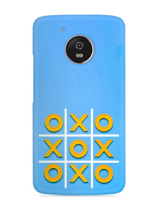 Yellow Plastic Crosses Snap Case for Motorola Moto G5 Zapvi