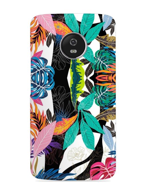 Floral Pattern Bright Snap Case for Motorola Moto G5 Zapvi