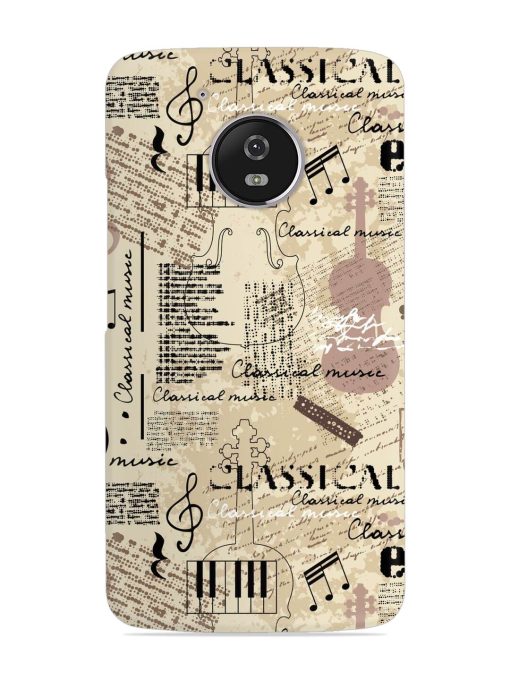 Classical Music Lpattern Snap Case for Motorola Moto G5 Zapvi