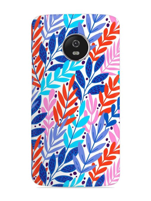 Bright Floral Tropical Snap Case for Motorola Moto G5 Zapvi