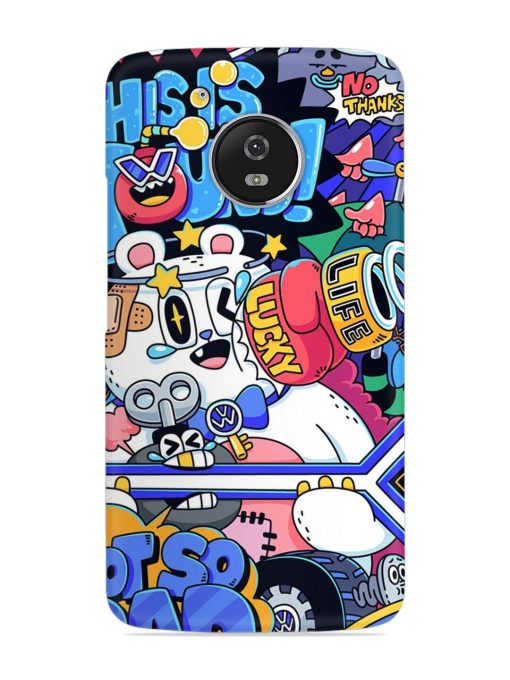 Universal Doodle Snap Case for Motorola Moto G5 Zapvi