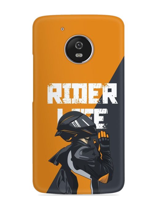 Rider Life Snap Case for Motorola Moto G5 Zapvi