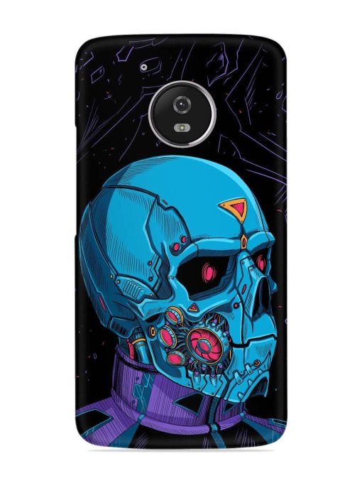 Skull Robo Vector Snap Case for Motorola Moto G5 Zapvi