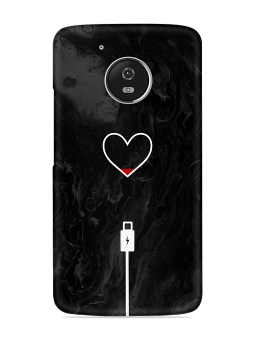 Heart Charging Vector Snap Case for Motorola Moto G5 Zapvi