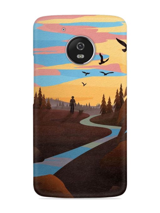 Natural Landscape Art Snap Case for Motorola Moto G5 Zapvi