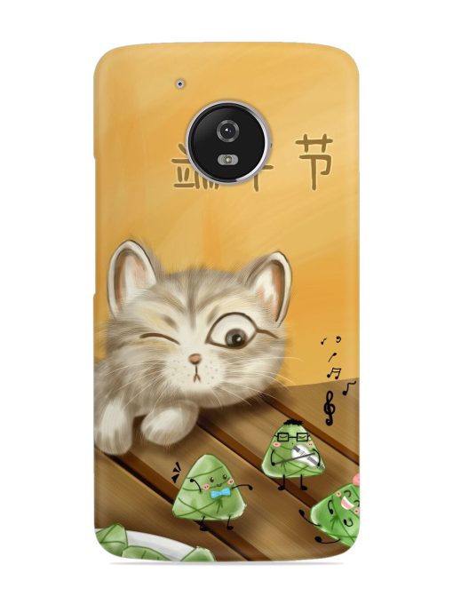 Cat Scorpion Dancing Snap Case for Motorola Moto G5 Zapvi