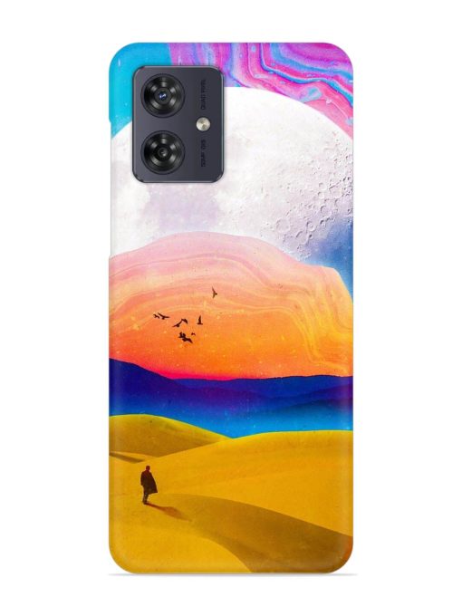 Sandy Desert Snap Case for Motorola Moto G54 (5G) Zapvi