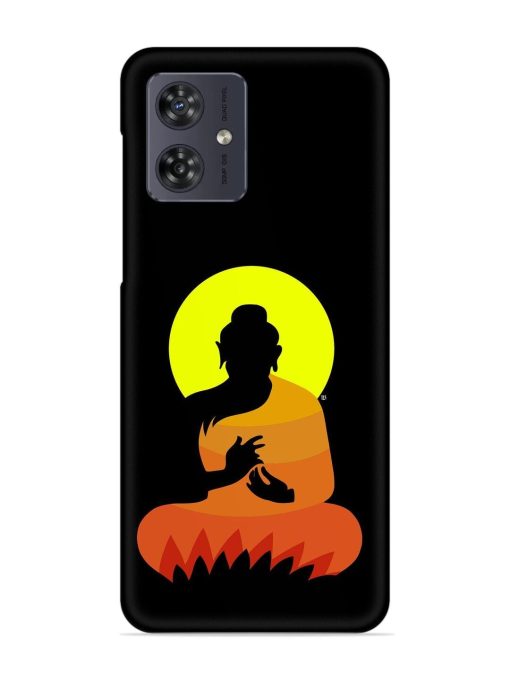 Buddha Art Black Snap Case for Motorola Moto G54 (5G) Zapvi