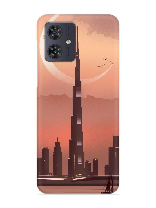 Landmark Burj Khalifa Snap Case for Motorola Moto G54 (5G) Zapvi