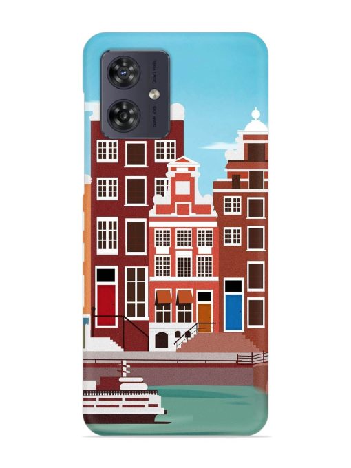 Scenery Architecture Amsterdam Landscape Snap Case for Motorola Moto G54 (5G) Zapvi