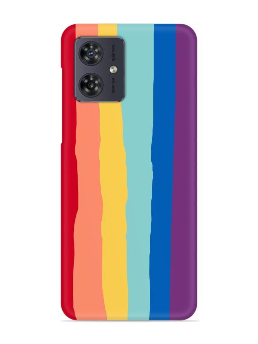 Rainbow Genuine Liquid Snap Case for Motorola Moto G54 (5G)