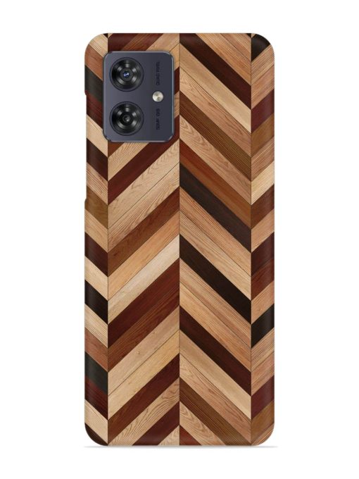 Seamless Wood Parquet Snap Case for Motorola Moto G54 (5G) Zapvi