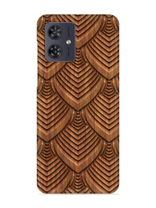 Carved Pattern On Snap Case for Motorola Moto G54 (5G) Zapvi