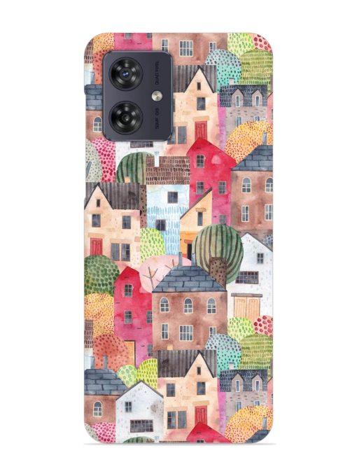 Abstract Seamless Pattern Snap Case for Motorola Moto G54 (5G) Zapvi