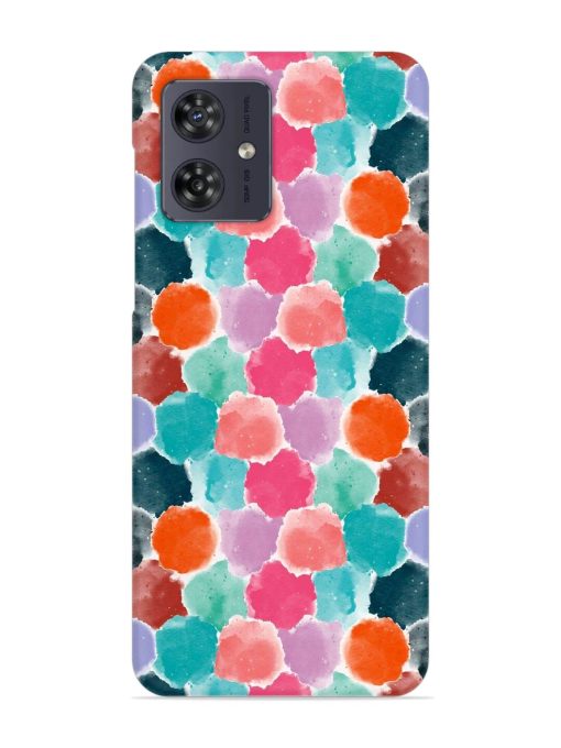 Colorful Seamless Pattern Snap Case for Motorola Moto G54 (5G) Zapvi