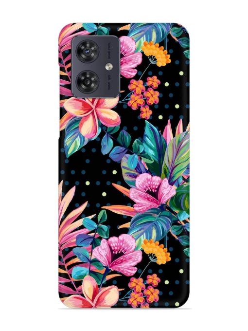 Seamless Floral Pattern Snap Case for Motorola Moto G54 (5G) Zapvi