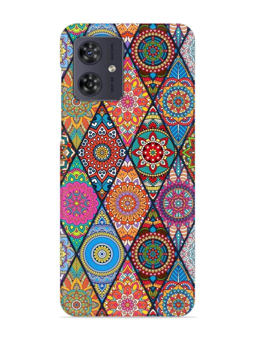 Seamless Tile Pattern Snap Case for Motorola Moto G54 (5G) Zapvi