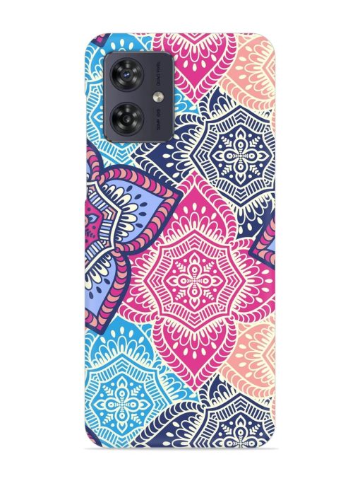 Ethnic Floral Seamless Snap Case for Motorola Moto G54 (5G) Zapvi