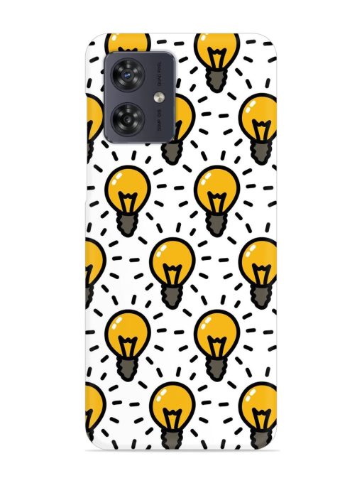 Light Bulb Seamless Snap Case for Motorola Moto G54 (5G) Zapvi