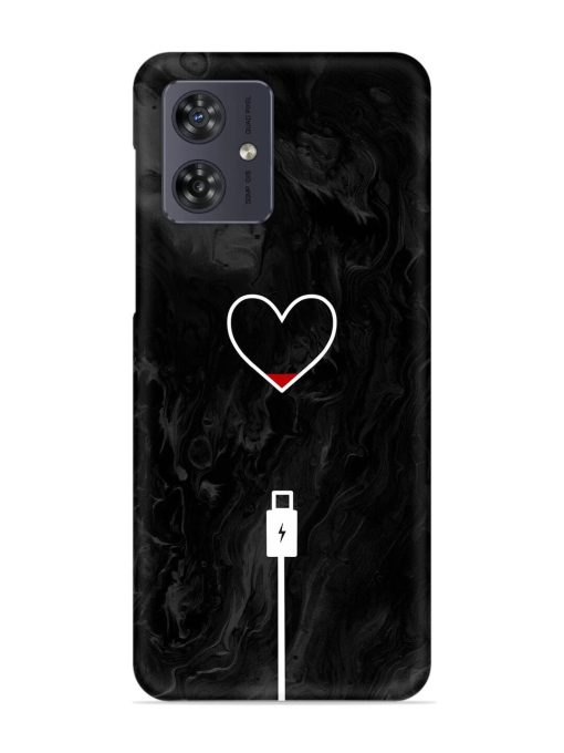 Heart Charging Vector Snap Case for Motorola Moto G54 (5G) Zapvi