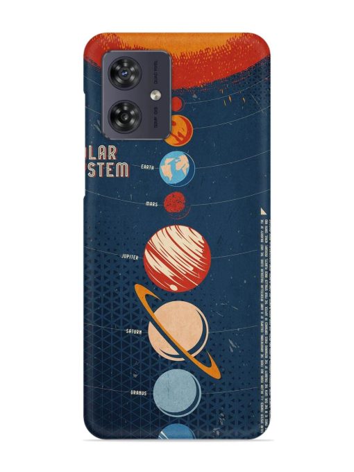 Solar System Vector Snap Case for Motorola Moto G54 (5G) Zapvi