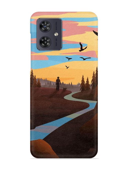 Natural Landscape Art Snap Case for Motorola Moto G54 (5G) Zapvi