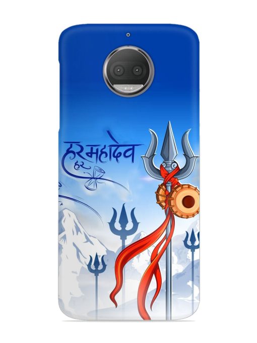 Har Har Mahadev Trishul Snap Case for Motorola Moto G5S Zapvi