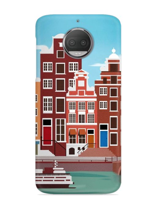 Scenery Architecture Amsterdam Landscape Snap Case for Motorola Moto G5S Zapvi