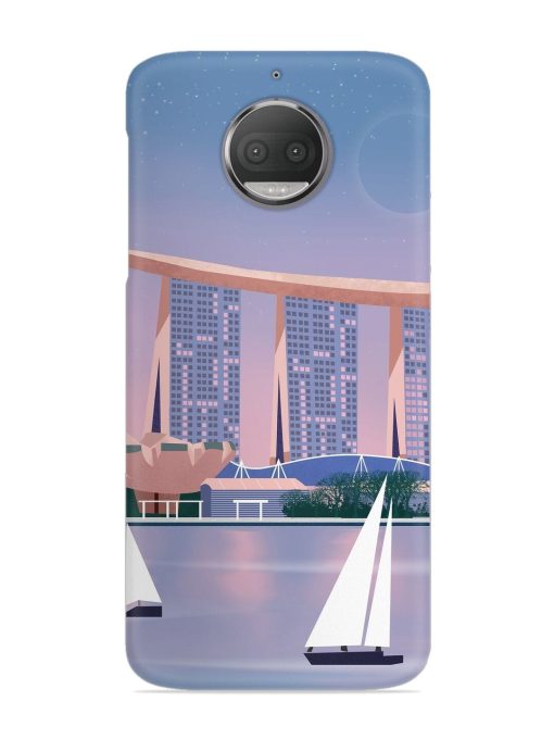 Singapore Scenery Architecture Snap Case for Motorola Moto G5S Zapvi